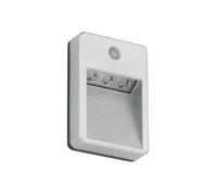 Applique Esterno Moderno Lero Plastica Grigio Titanio Led Integrato 1,2W 6500K