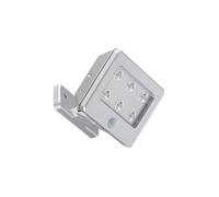 Applique Esterno Moderno Lero Plastica Grigio Titanio Led Integrato 2,9W 6500K [EEK: A++]