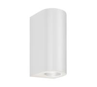 Applique Esterno Moderno Lille Metallo Bianco 1 Luce Gu10 [EEK: A++]