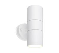 Applique Esterno Moderno Zid Plastica Bianco 1 Luce Gu10 [EEK: A++]
