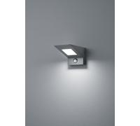 Applique esterno NELSON LED con sensore movimento ip54 h.10cm antracite 225369142