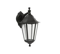 Applique Esterno Sawyer Alluminio Nero Giu' 1 Luce E27 Ip44