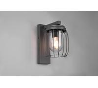 Applique esterno TUELA con gabbia diffusore bianco ip44 H.28cm antracite 210860142