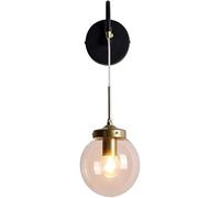 Applique Europea Applique Moderna Minimalista Lampada da Parete Paralume in Vetro Applique Molecolari Magic Bean,Illuminazione per Interni
