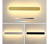 Applique Europea con Tecnologia Scrub, Paralume in Ferro per Interni, LED Tricolore Opzionale - Lampada da Comodino per Camera da Letto Color Tronco