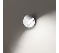 Applique Faretto Moderna Plug Bianco Led