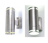 APPLIQUE FARETTO PLAFONIERA DOPPIO FARETTO FASCIO BORDO DW ACCIAIO 160X9.2X6 CM