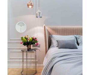 Applique fiore lampada led luce bianca calda naturale 9 w stile moderno [EEK: A+++]