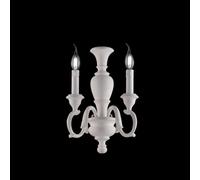 Bonetti Illumina Applique da parete in stile classico in legno 2 luci Fiorenza B [EEK: A++]