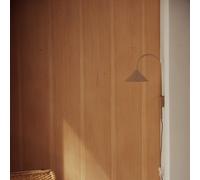 Applique FRANDSEN Grasp, grigio sabbia, 40 cm, con spina Frandsen