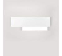Applique Ge-doha Ap 15w Led 1270lm 3000°k Bianco Alluminio Metacrilato Lampada Parete Moderna Interno
