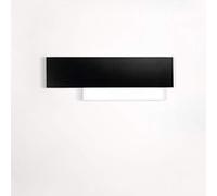 Applique Ge-doha Ap 15w Led 1270lm 3000°k Nero Alluminio Metacrilato Lampada Parete Moderna Interno
