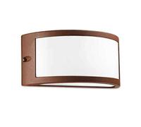 Applique Gea Led Greta Ges142 Led Lampada Parete Alluminio Ruggine Classica Esterni Ip54 E27