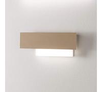 Applique Gea Luce Doha Ap Led Tortora Alluminio Metacrilato Lampada Parete Classica