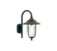 Applique Gran. In Basso Esterno Porto Alluminio Termoplastica Ruggine 1 Luce E27
