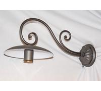 applique grande illuminazione per esterno ferro battuto forgiato rustico art.922