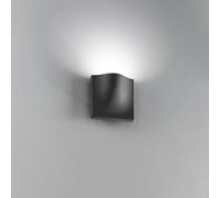 Applique In Alluminio Moderna Collina Grigio Led Piccola