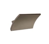 Applique in alluminio pressofuso Finitura goffrata TESLA APPLIQUE SINGOLA Dimensioni 20x8xh 8,5 cm 6W LED 3000K colore CAFFE' CAFFE'