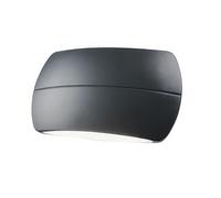 Applique in alluminio pressofuso PILLOW APPLIQUE DOPPIA 5W 5W LED 4000K Dimensioni 20x5,3 x h 10 cm Diffusore in termoplastico opalino colore GRAFITE GRAFITE