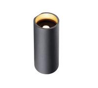 Applique in alluminio pressofuso SIRIO APPLIQUE DOPPIA Dimensioni Ø 8,1xh 18 cm Diffusore in vetro trasparente6W 6W LED 3000K colore NEROORO NEROORO