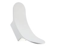 Applique in alluminio pressofuso WANDA APPLIQUE DOPPIA 4W 4W LED 4000K Dimensioni 7,65x8,3 x h 23,8 cm Diffusori in vetro trasparente colore BIANCO BIANCO