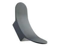 Applique in alluminio pressofuso WANDA APPLIQUE DOPPIA 4W 4W LED 4000K Dimensioni 7,65x8,3 x h 23,8 cm Diffusori in vetro trasparente colore GRAFITE GRAFITE
