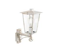 Applique Lato Alto Contemporanea Ribot Alluminio Bianco E Oro 1 Luce E27