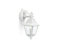 Sovil Illuminazione - Applique lanterna da esterno Old 988/37 E27 Bianco-Argento