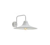 Sovil Illuminazione Applique da Esterno Monet Metallo e Porcellana Bianco 1 Luce E27