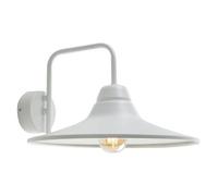 Applique in Basso da Esterno E27 in Metallo Sovil Bianco