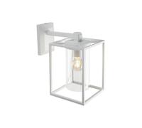 Applique in pressofusione di alluminio DOMUS APPLIQUE IN BASSO GRANDE E27 Dimensioni 19,8x31,2xh 33,4 cm Diffusori in termoplastico trasparente colore colore BIANCO BIANCO