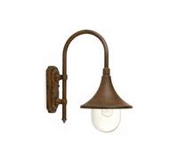 Applique da giardino Sovil attacco E27 in basso colore Rugine 347/11