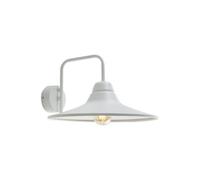 Sovil Illuminazione Applique da Esterno Monet Metallo e Porcellana Bianco 1 Luce E27