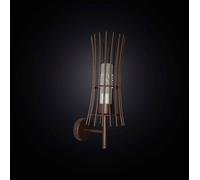 Applique in ferro battuto ruggine rustico 1 luce BGA 2909/A1