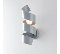 Applique in ferro laccato grigio opaco con cavo elettrico regolabile 1 luce