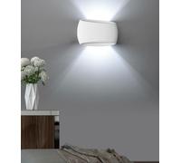 Applique in gesso design moderno con forma ellisse attacco per lampadine Led R7S [EEK: A+++]