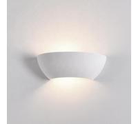Applique in gesso design moderno con forma ellisse attacco per lampadine Led R7S [EEK: A+++]