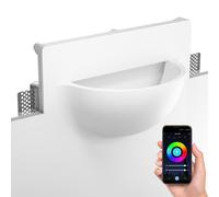 Applique in gesso GIEDI fai da te da incasso incl. Smart Home RGBW E14 Lampada [EEK: E]