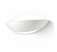 Applique in gesso lampada R7s da parete a luna doppia luce verniciabile moderna [EEK: A++]