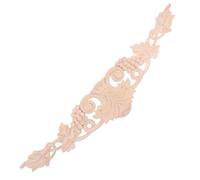 Applique in Legno Intagliato Stile Classico, Grezzo, Stile Vintage Francese | Tinta Khaki, Rilievo Tridimensionale e Venatura Naturale, per Pannelli Interni e Facciate Mobili