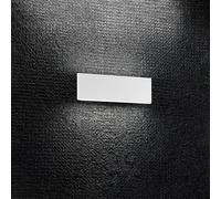 Applique In Metallo Moderna Plank Bianco Led Luce Calda Piccola