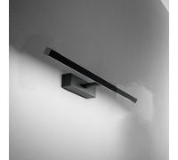 Applique In Metallo Moderna Riga Nero Led Piccola