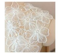 Applique in pizzo 3D ricamato for accessori spilla a forcina for abito da sposa(Style8)