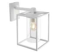 Applique in pressofusione di alluminio DOMUS APPLIQUE IN BASSO GRANDE E27 Dimensioni 19,8x31,2xh 33,4 cm Diffusori in termoplastico trasparente colore colore BIANCO BIANCO