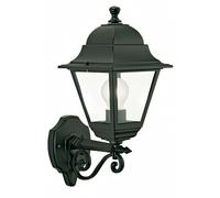 Applique in pressofusione di alluminio. OLD MEDIA Diffusori in vetro trasparente Dimensione 28x18x h 42 cm Altezza max lampada: 170mm. Alimentazione 230 V ~ 50 Hz nero nero