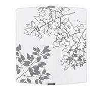 Applique in vetro 26x26 lampada da parete interno moderna e27 LED Made in Italy Lampada a Muro per Decorazione, Perfetto per Soggiorno Corridoio Bagno Le Scale Luce Notturna