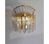 Applique in vetro Di Murano Da parete classica vintage Prismi 1 luce cristallo