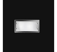 Applique In Vetro E Metallo Moderna Frame Bianco 2 Luci E14 [EEK: A++]