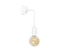 Applique Industrial 1 Luce Multiplo In Acciaio Bianco