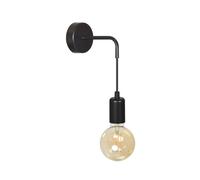 Applique Industrial 1 Luce Multiplo In Acciaio Nero